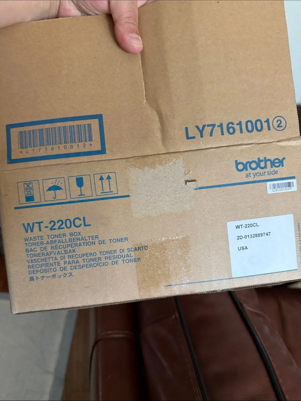Brother waste toner